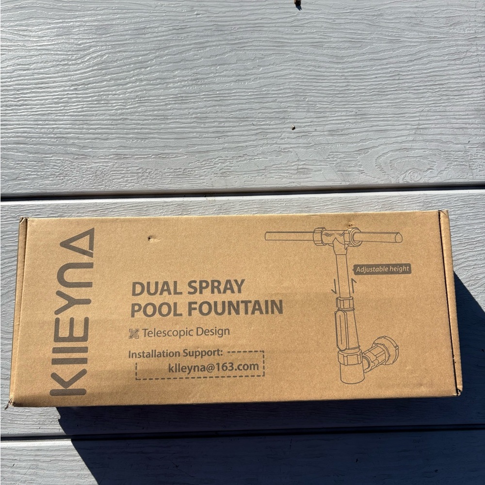 KIIEYNA Dual Spray Pool Fountain